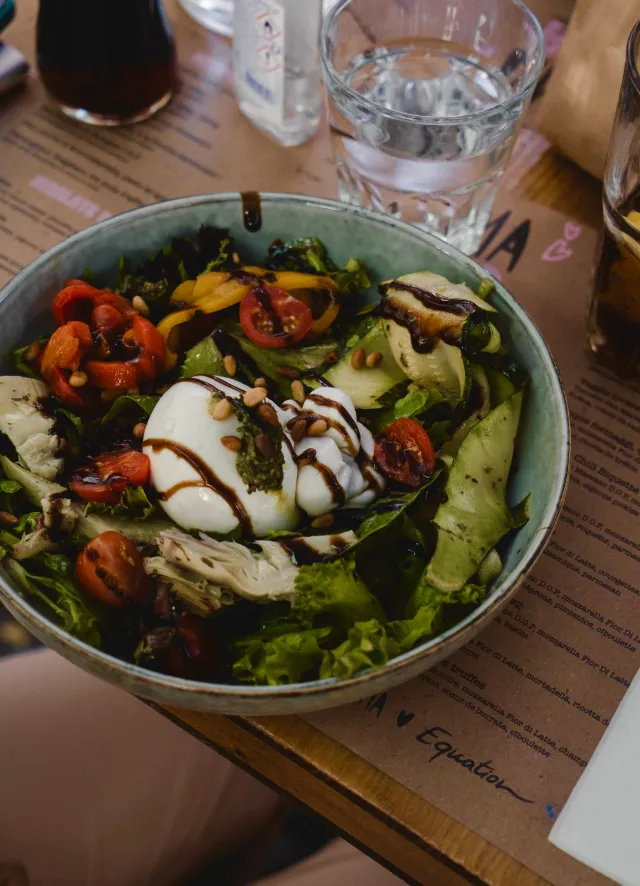 Belle assiette de Burrata crémeuse !